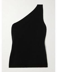 Rohe - Asymmetrisches Oberteil Aus Einer Merinowollmischung Mit Cut-Out - Lyst