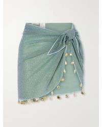 Oséree - Lumière Embellished Lurex Pareo - Lyst