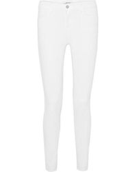 J Brand Maria High-rise Skinny Jeans - White