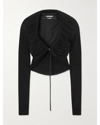 Jacquemus - Le Haut Verkürztes Oberteil Aus Stretch-Jersey Mit Raffungen - Lyst