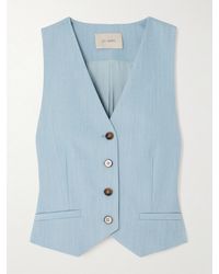 St. Agni - Carter Recycled-twill Vest - Lyst