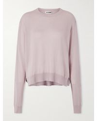 Jil Sander - Cashmere, Wool And Silk-Blend Sweater - Lyst