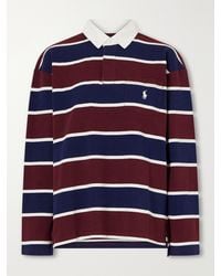 Polo Ralph Lauren - Logo-Embroidered Striped Cotton-Corduroy Polo Shirt - Lyst