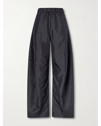 Tibi - Winslow Crinkled-Shell Barrel-Leg Pants - Lyst