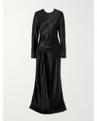 Christopher Esber - Palladium Open-Back Draped Satin Gown - Lyst