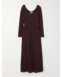 Max Mara - Robe Longue En Jersey Stretch Valido Leisure - Lyst
