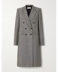 Chloé - Manteau À Double Boutonnage En Tweed De Laine Mélangée - Lyst