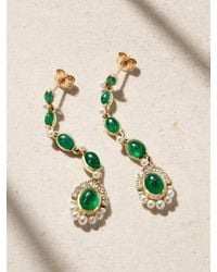 AMRAPALI LONDON - Navratna Ohrringe Aus 18 Karat Mit Mehreren Steinen - Lyst