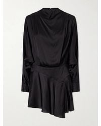 Isabel Marant - Neline Satin Mini Dress - Lyst