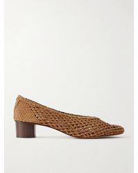 Le Monde Beryl - Woven 40 Suede Pumps - Lyst