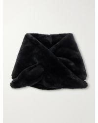 Nour Hammour - Sena Shearling Scarf - Lyst
