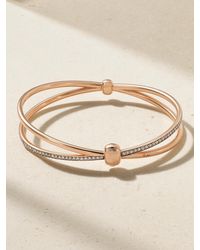 Pomellato - Bracelet En Or Rose 18 Carats (750/1000) Plaqué Rhodium Et Diamants Together - Lyst