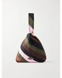 PUCCI - Emilio Printed Silk-Twill Clutch Bag - Lyst