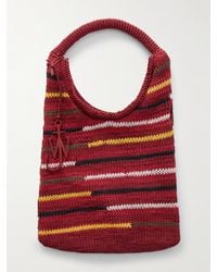 JW Anderson - Tote Aus Gestreifter Baumwolle - Lyst