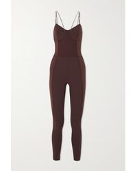 Nike Luxe Dri-fit Jumpsuit - Brown