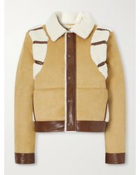 Mother - The Tripper Puffer Plush-Trimmed Jacket - Lyst