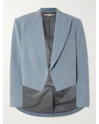 Stella McCartney - Cropped Grain De Poudre Wool-Blend Blazer - Lyst