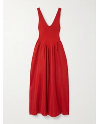 Altuzarra - Lollie Gathered Stretch-Knit Maxi Dress - Lyst