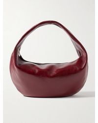 KHAITE - Olivia Medium Crinkled Patent-Leather Tote - Lyst