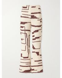 Alix Of Bohemia - Farah Crocheted Cotton Flared Pants - Lyst