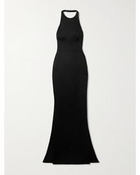 Givenchy - Satin-Crepe Halterneck Gown - Lyst