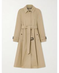 Burberry - Ellingham Belted Cotton-Gabardine Trench Coat - Lyst