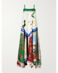 ALÉMAIS - Tangible Silk-Twill Midi Dress - Lyst