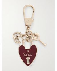Gucci - Enameled-Tone Keychain - Lyst