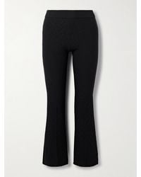 High Sport - Kick It Verkürzte Schlaghose Aus Jacquard Aus Einer Baumwollmischung - Lyst