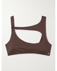 Kiki de Montparnasse - La Sirene Cutout Embellished Bikini Top - Lyst