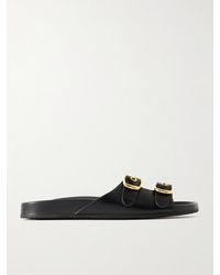 Chloé - Polly Leather Slides - Lyst