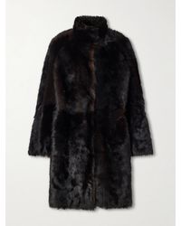 Nour Hammour - Blaise Shearling Coat - Lyst
