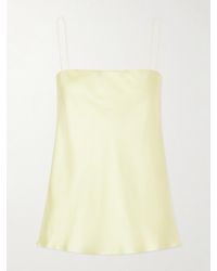 Another Tomorrow - Silk-Twill Camisole - Lyst