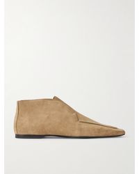 TOTEME - The Desert Suede Ankle Boots - Lyst
