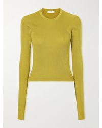 Rier - Ribbed Silk T-Shirt - Lyst