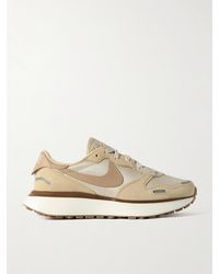 Nike - Phoenix Waffle Suede And Leather-Trimmed Canvas Sneakers - Lyst