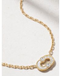 Viltier - Magnetic 18-Karat, Mother-Of-Pearl And Diamond Necklace - Lyst