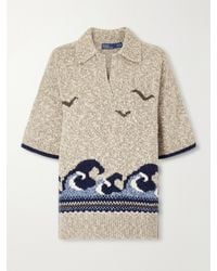 Polo Ralph Lauren - Intarsia-Knit Cotton And Wool-Blend Sweater - Lyst