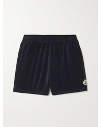 Moncler - Cotton-Blend Terry Shorts - Lyst