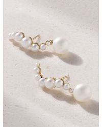 Mateo - 14-Karat Pearl Earrings - Lyst
