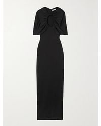 Et Ochs - Cape-Effect Cutout Ruched Stretch-Jersey Gown - Lyst