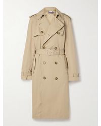 Ralph Lauren - Niles Belted Double-Breasted Cotton-Blend Twill Trench Coat - Lyst