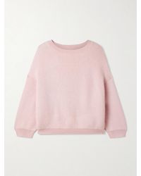 KHAITE - Sabina Cashmere And Mohair-Blend Sweater - Lyst