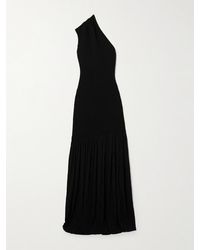 Proenza Schouler - Cora Asymmetrisches Maxikleid Aus Stretch-Strick Und Krepon Mit Falten - Lyst