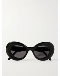 Loewe - Curvy Oversized-Sonnenbrille Mit Rundem Rahmen Aus Azetat - Lyst