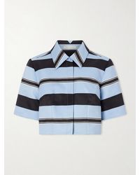 Emilia Wickstead - Natalie Striped Twill Shirt - Lyst