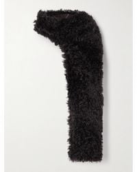 Nour Hammour - Shearling Scarf - Lyst