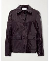 Veronica Beard - Faux Leather Jacket - Lyst