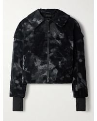 adidas Originals - Y-3 Verkürzte, Wattierte Jacke Aus Beflocktem Shell - Lyst