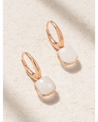 Pomellato - Nudo 18-Karat Rose Quartz Earrings - Lyst